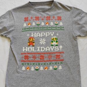 Nintendo Super Mario Bros And Luigi Unisex Size S Christmas Style Shirt